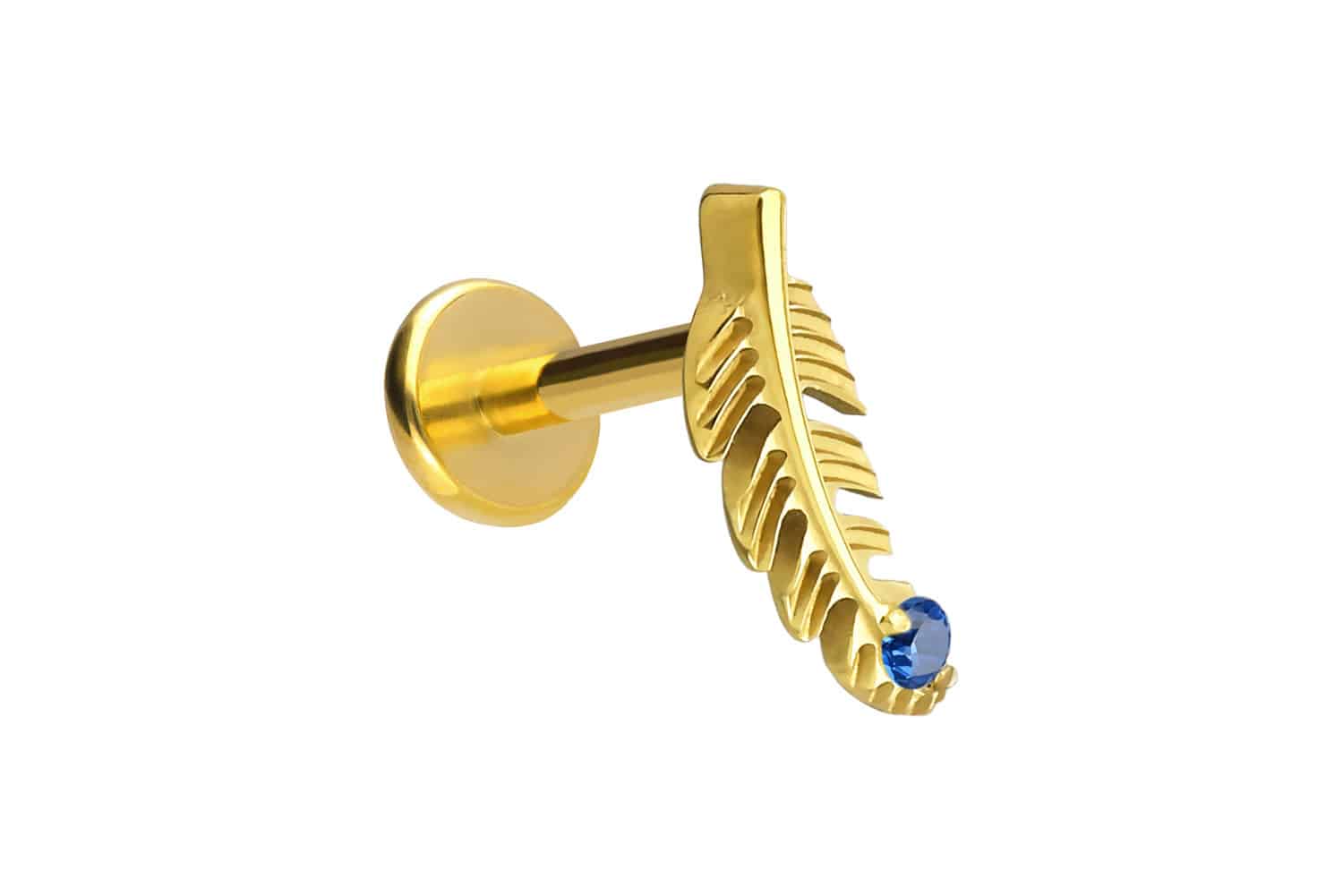 Titan Labret Piercing mit Push Fit FEDER